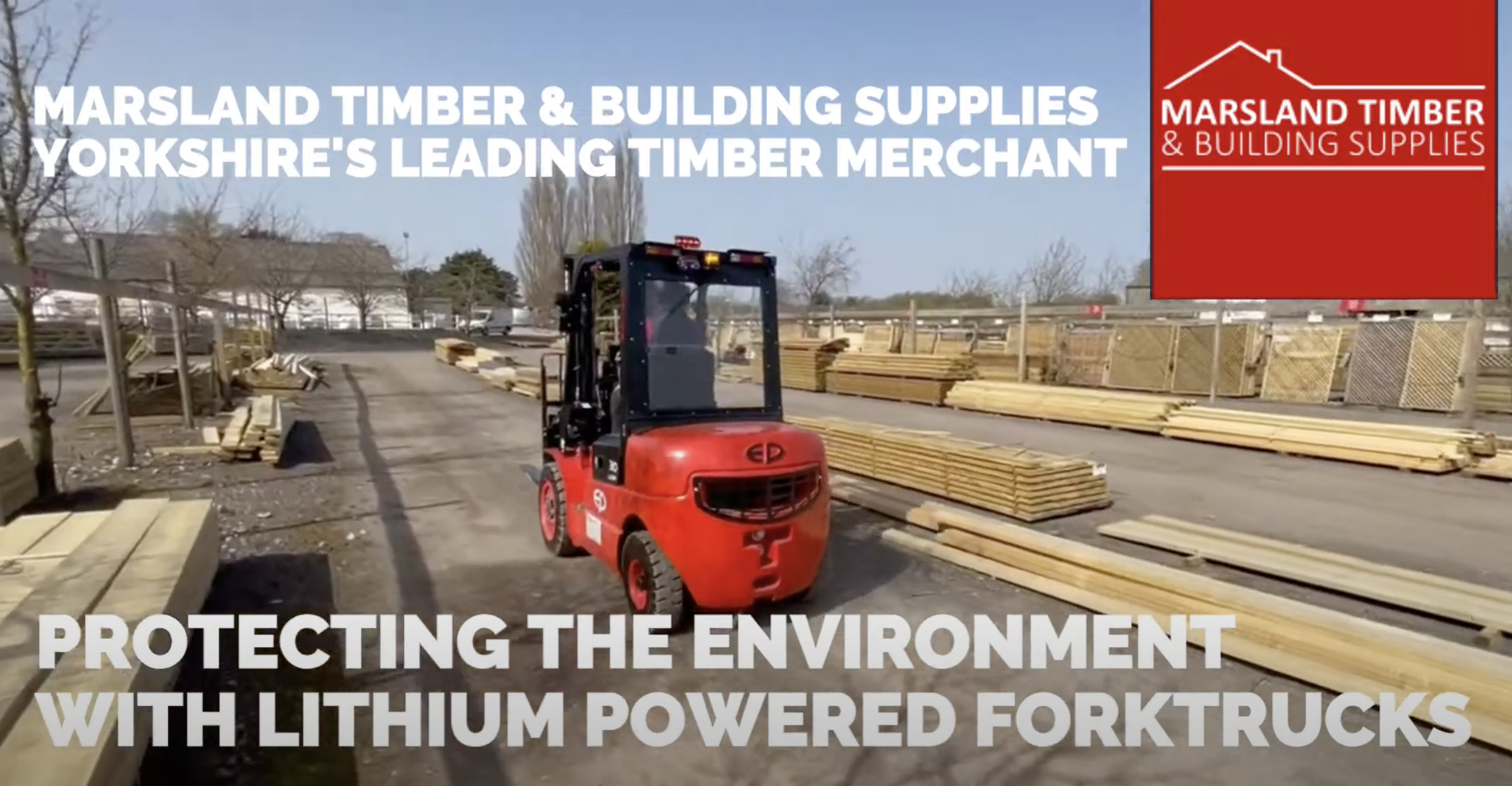 Marsland Timber Demo Lithium Powered Forklift Trucks To Reduce Emissions & Save The Planet!