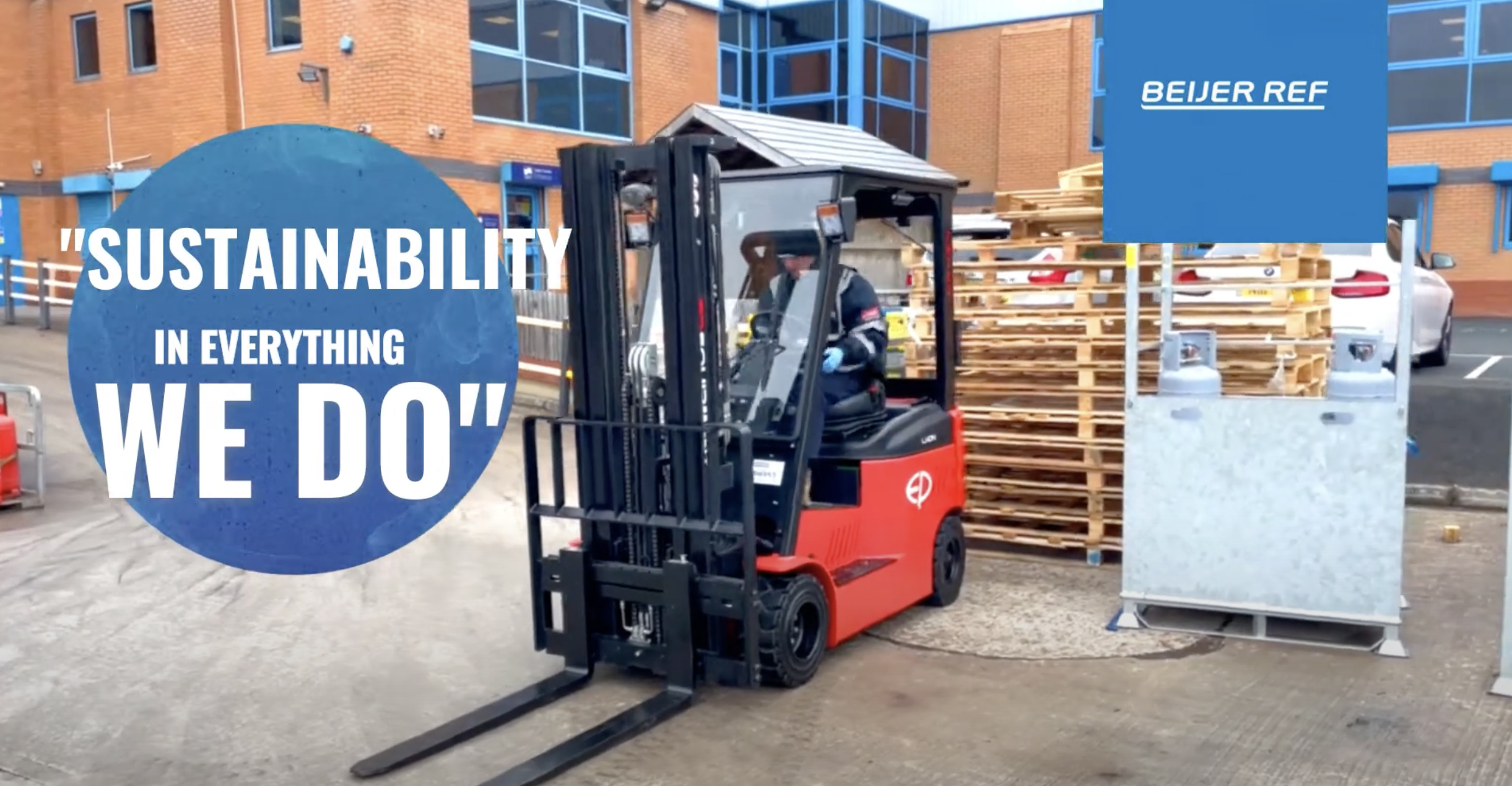 BEIJER REF Look To Improve Supply Chain Sustainability With Lithium Powered Forktrucks